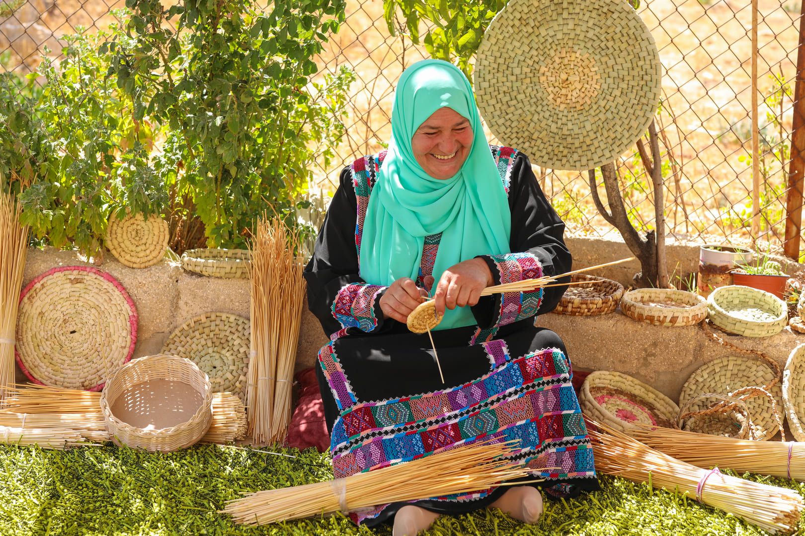 Basket Weaving in Jerash Travel Jordanian